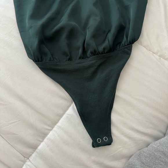 A&F Forest Green Tank Bodysuit - Picture 4 of 4